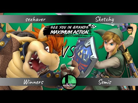 sexhaver (Bowser) vs Sketchy (Link/Little Mac) - Winners Semis - SUGMA #51