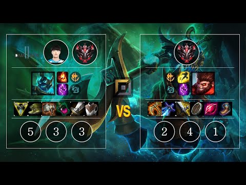 DWG Flame Hecarim vs Wukong Top - KR GrandMaster Patch 10.11