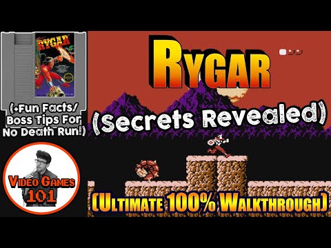 Rygar NES Walkthrough | 100% Guide | Video Games 101