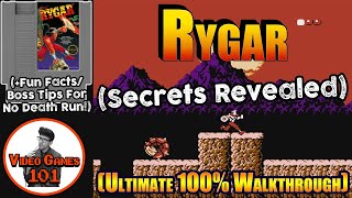 Rygar NES Walkthrough | 100% Guide | Video Games 101