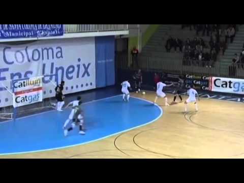 Gol de Sergio (4-5) en el Catgas E. Santa Coloma - Palma Futsal de la J21. 1Div
