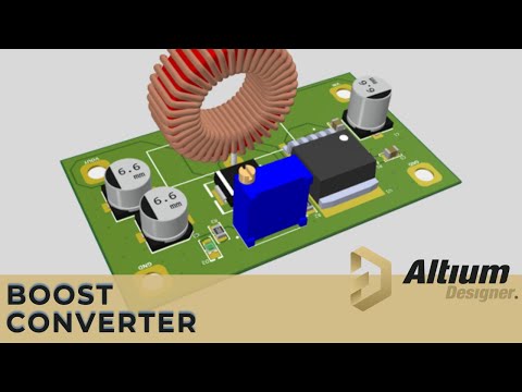 PCB Design with Altium Designer: Boost Converter #Shorts (The full video is on my youtube channel.)