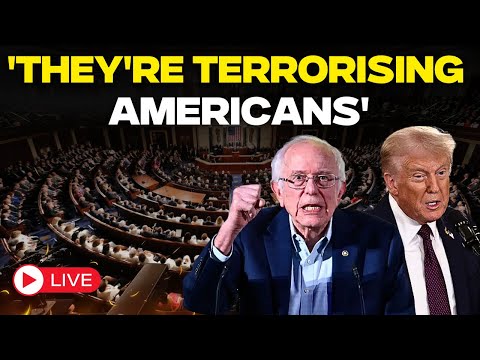 US Congress Live | 'They're Terrorising Americans'; Bernie Sanders Destroys ICE and Trump | US News
