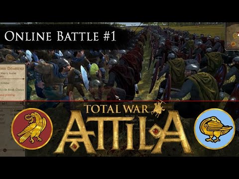Total War Attila - #1 Online Battle - WRE vs Caledonians