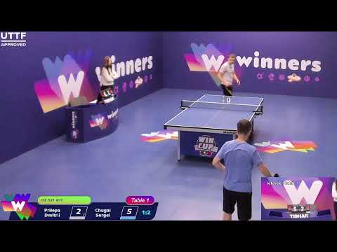 WINners CUP table 1 28.01   Prilepa Dmitrii - Chugai Sergei  21:00