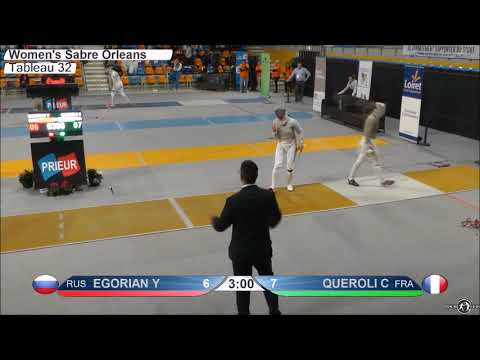 CdM SD Orléans 2017 - T32 Queroli (FRA) vs Egorian (RUS)