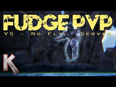 Fudge PVP - VS No Flyer - E2 Building a taming raft - Ark Survival Evolved