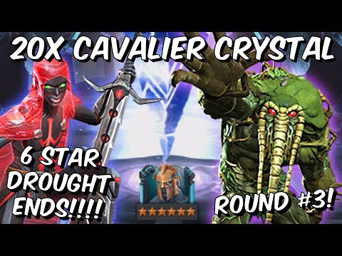 20x 6 Star Guillotine 2099 Cavalier Crystal Opening Round #3 CEO! - Marvel Contest of Champions