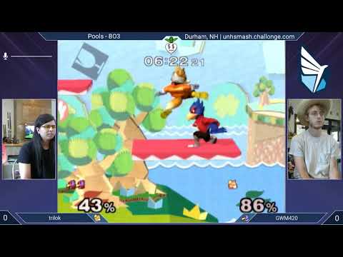 Cold Hard Smash 5 SSBM - trilok (Fox) vs. GWM420 (Falco) - Melee Pools