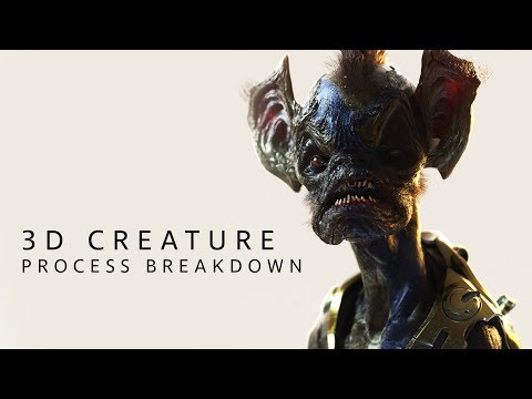 CGI Creature - process breakdown