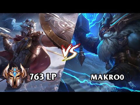 [EUW] CHALLENGER RANK 1 PANTHEON ''SPEAR SHOT'' vs RANK 1 ORNN ''MAKR0O'' - TopLane Kingdom