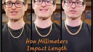 How Millimeters Can Impact Chain Length | Gold Jewelry Sizing