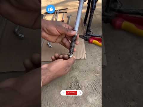 bike side stand automatic adjustable || side stand jugaad #bike #mechanicaljugaad #viralshort #yt