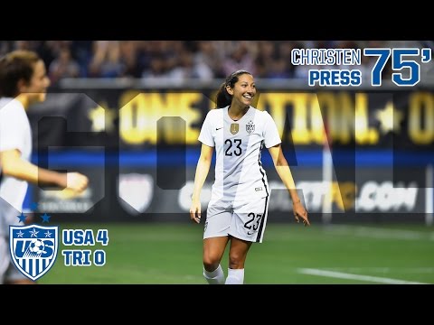 WNT vs. Trinidad & Tobago: Christen Press Second Goal - Dec. 10, 2015