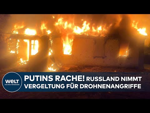 PUTINS KRIEG: Massive Angriffe mit Drohnen auf Russland! Kreml startet Vergeltungsschläge auf Kiew