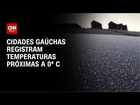 Rio Grande do Sul registra 0.1°C, após passagem de ciclone-bomba pelo país | CNN NOVO DIA