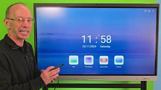 (4-Minute Review) HKMLC Smart Board 55 Inch Interactive Whiteboard Built-in 4800MP Camera