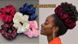 How to Cut and Sew a Scrunchie | Easy DIY Scrunchie Tutorial for Beginners