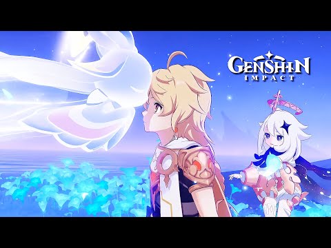 LUONNOTAR KISS AETHER FOREHEAD & STARTED TO FOLLOW HIM EVERYWHERE | GENSHIN IMPACT