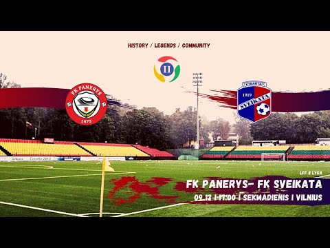 II Lyga 2021: FK Panerys - FK Sveikata