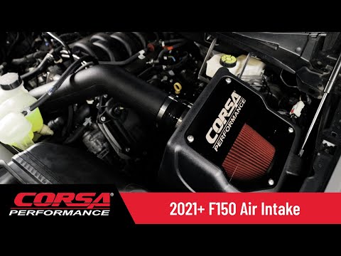 CORSA® Performance 2021+ Ford F-150 3.5L EcoBoost & 5.0L Cold Air Intake.