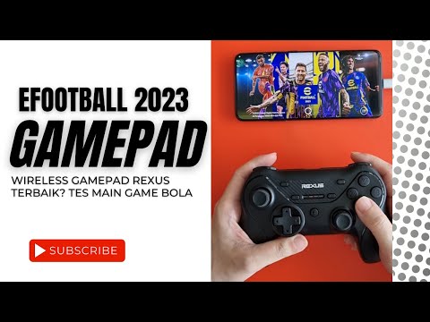 Gamepad Wireless Rexus Terbaik Main Efootball 2023 Di HP Android!