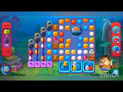 Fishdom,10369 level,no Booster - 10369 уровень, прохождение без бустеров.