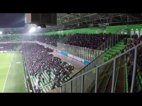 Sfeer compilatie FC Groningen - PSV 3-3 fans uitvak