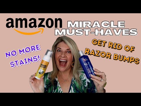 Amazon Miracle Must-Haves | Get Rid of Razor Bumps, Clean Car Interior, Best Deodorant Stain Remover