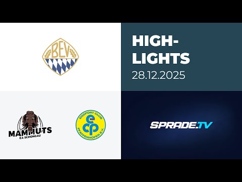28.12.2025 - Highlights - Schongau Mammuts vs. EC Pfaffenhofen