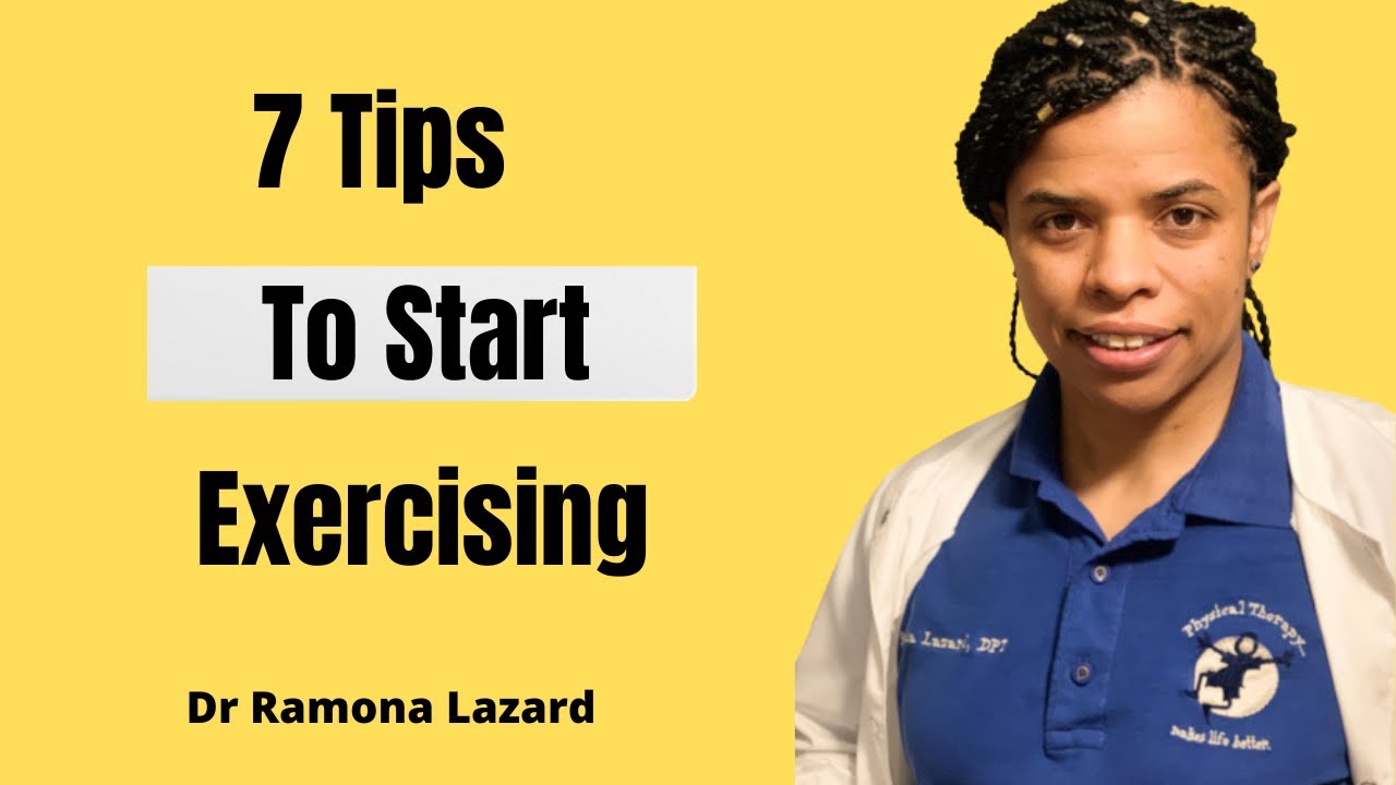 How to get started into an exercise habit?|Dr Ramona Lazard