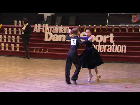 Бальные танцы Ювеналы 1 Самба Кубок Украины 2018 Акимов Данил  Терещенко Анастасия