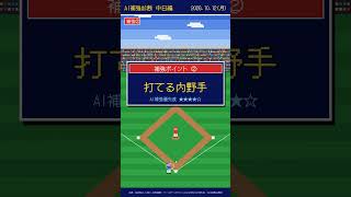 球団別補強ポイント×AI予測 / AIが本気で診断！【中日ドラゴンズ編】#中日#ai #プロ野球