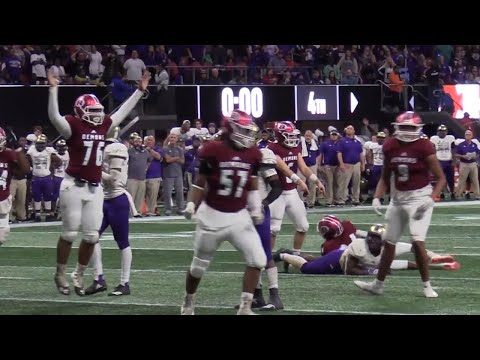 Here is the roughing the kicker play in Warner Robins State Championship game against Bainbridge