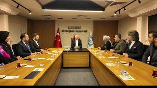 baskan buyukkilic kayserinin ilk kadin ilce baskani kahraman ve yonetimini agirladi