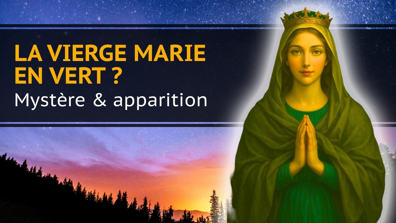 Pourquoi la Vierge est elle apparue en vert ?