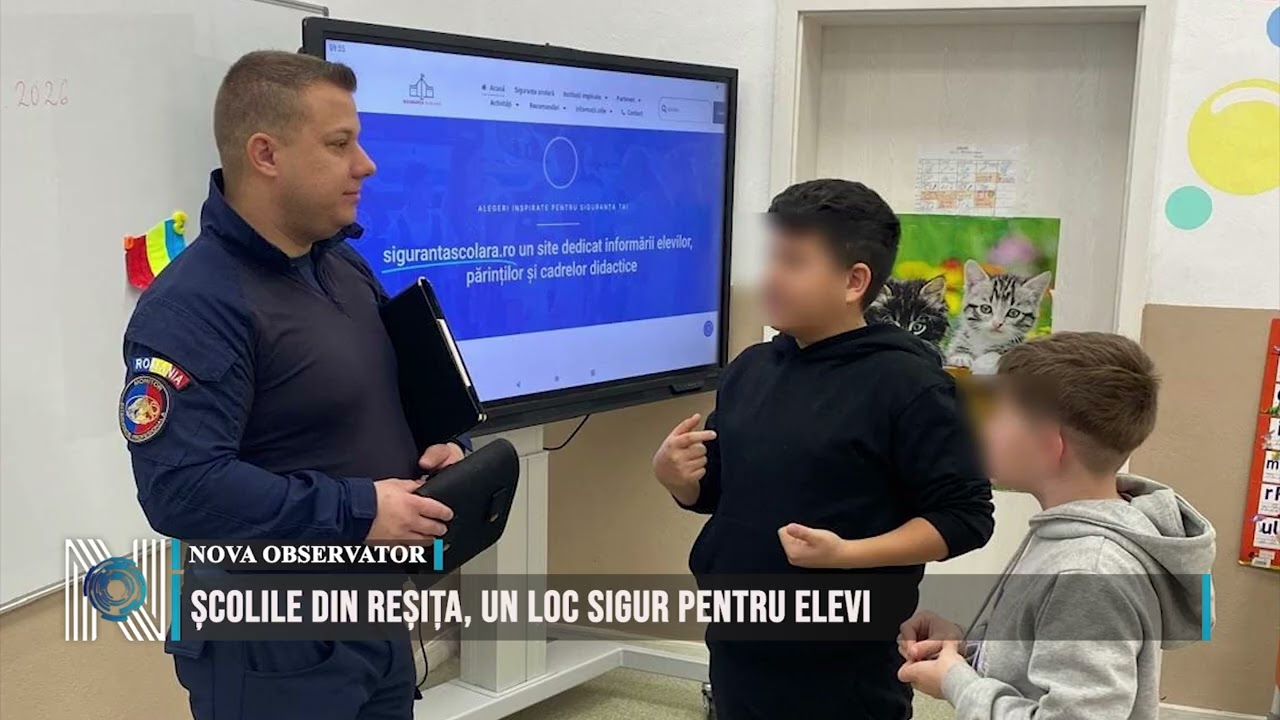 ȘCOLILE DIN REȘIȚA, UN LOC SIGUR PENTRU ELEVI