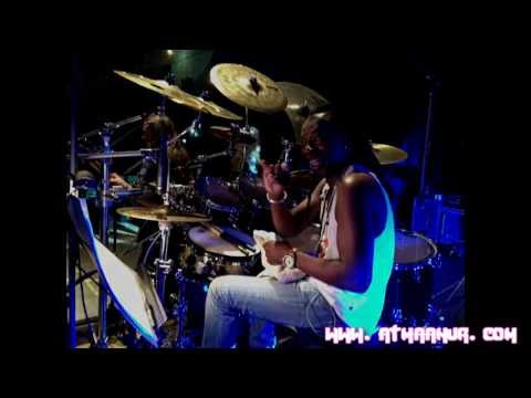 Atma's drumming raw in the studio