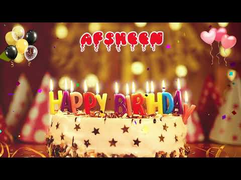AFSHEEN Happy Birthday Song – Happy Birthday to You