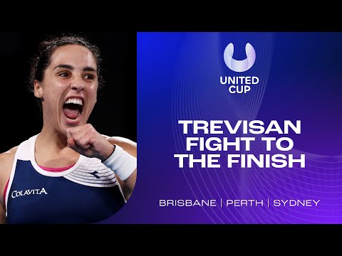 Martina Trevisan Fight To The Finish | United Cup 2023