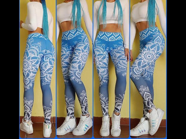 Vídeo relacionado con TNNZEET Mallas Deporte Mujer de Cintura Alta, Opacos,Leggins Mujer Vestir para Yoga Fitness Pilates Training(Leopardo,L-XL)