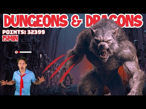 Kids Werewolf Brain Break | Dungeons and Dragons Escape | Workout for Kids