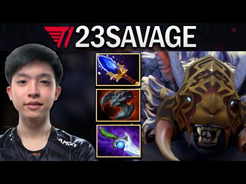 T1.23SAVAGE URSA WITH 25 KILLS - DOTA 2 7.30 PRO GAMEPLAY