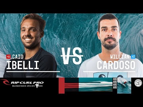 Caio Ibelli vs. Willian Cardoso - Round Two, Heat 9 - Rip Curl Pro Bells Beach 2018