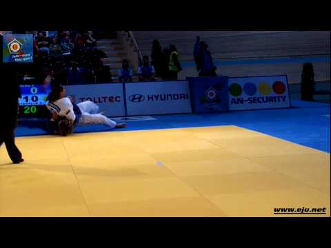 2010 European Championships Vienna Giulia Quintavalle (ITA) beats Telma Monteiro (POR)