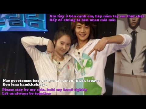 [ Engsub & Roman & Vietsub ] Melody (moderato) - Krystal F(x) ( Minho & Krystal pics )