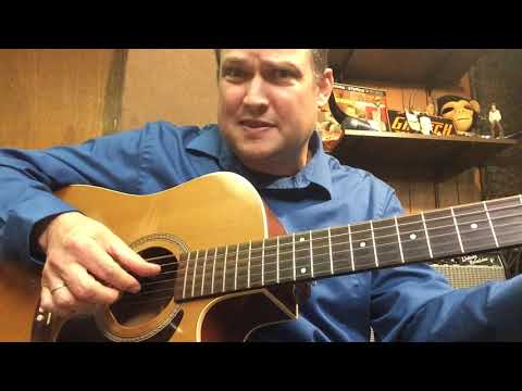 Travis Finger Picking Pattern on Em slow