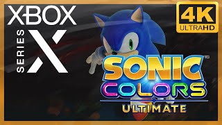 [4K] Sonic Colors : Ultimate / Xbox Series X Gameplay