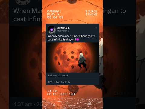 Madara Casts Infinite Tsukuyomi