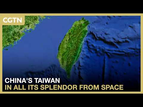 China's Taiwan in all its splendor from space